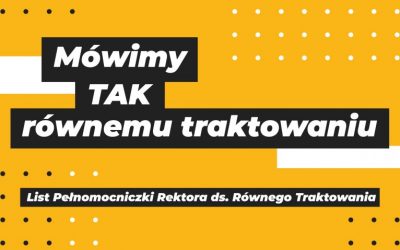 Mówimy tak równemu traktowaniu!