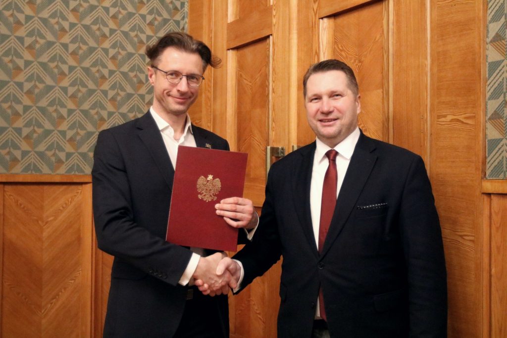 Appointment of Dr. Hab. Konrad Janowski by the Minister of Education and Science to the Team for the development of the educational system and the system of higher education and science