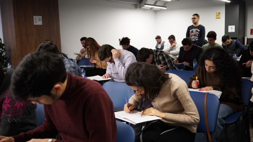 The scholarship exam for Azerbaijani students