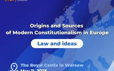 Invitation to the conference “Origins and Sources of Modern Constitutionalism in Europe. Law and ideas”.