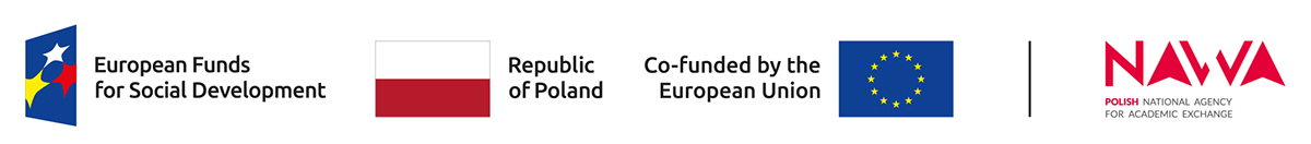 European Funds logo, Republic of Poland logo, European Union logo, NAWA logo