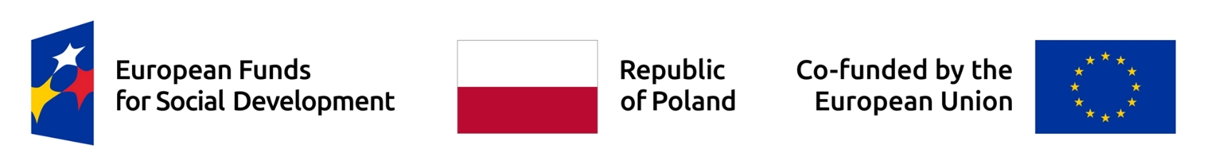 European Funds logo, Republic of Poland logo, European Union logo
