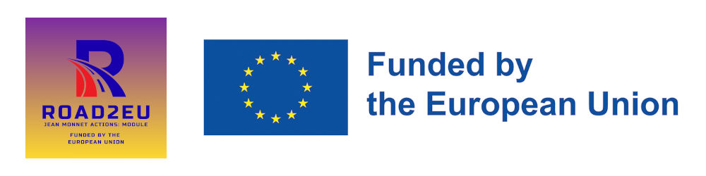 ROAD2EU logo, European Union logo