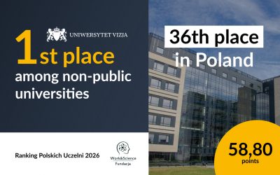 VIZJA University Ranked the Leading Non-Public University in the Polish Universities Ranking 2026