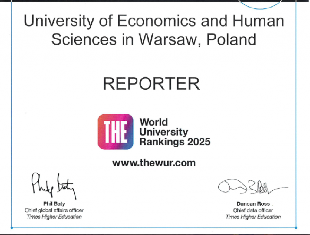 Награда для ЭГУ (AEH) на церемонии THE World University Rankings 2025!