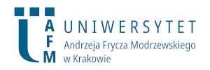 Logo Uniwersytetu Andrzeja Frycza Modrzewskiego w Krakowie