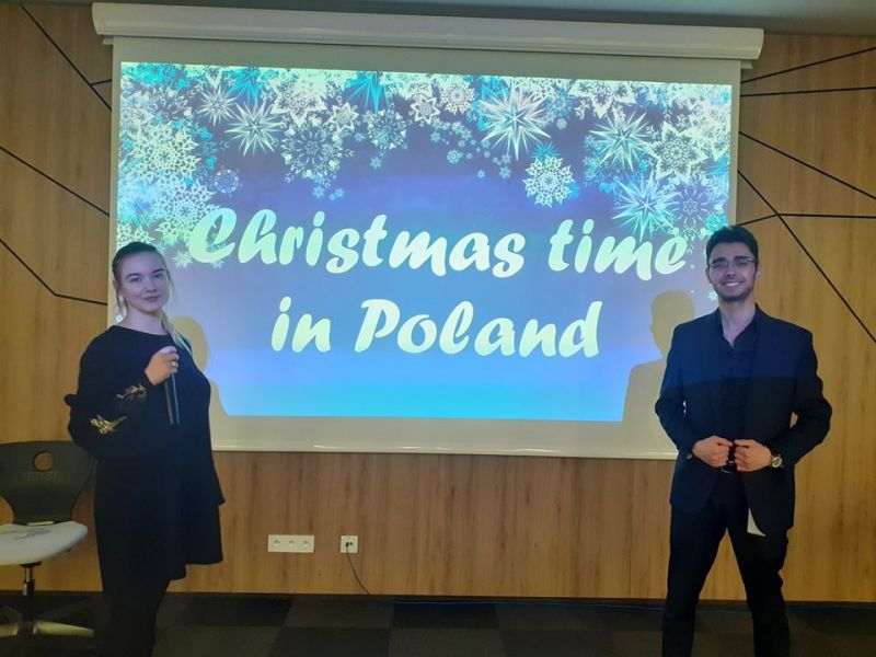 „Świąteczny czas w Polsce” – spotkanie ze studentami