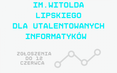 Nagroda im. Witolda Lipskiego – Przyjmujemy zgłoszenia