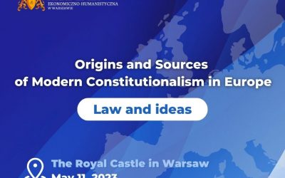 Zaproszenie na konferencję „Origins and Sources of Modern Constitutionalism in Europe. Law and ideas.”