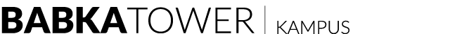 Logo kampusu Babka Tower.