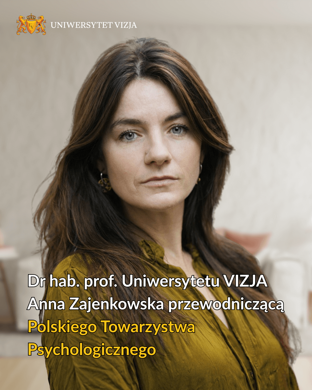 Anna Zajenkowska prof. Uniwersytetu VIZJA